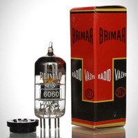 BR-6060-Yellow-T Brimar 6060 Yellow-T (12AT7) Vacuum Tube