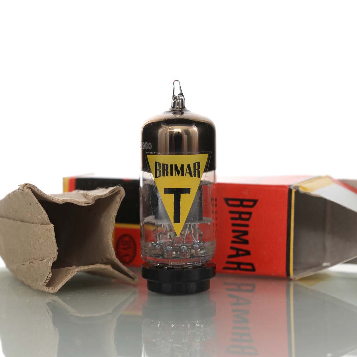 BR-6060-T Brimar 6060 Yellow-T (12AT7) Vacuum Tube