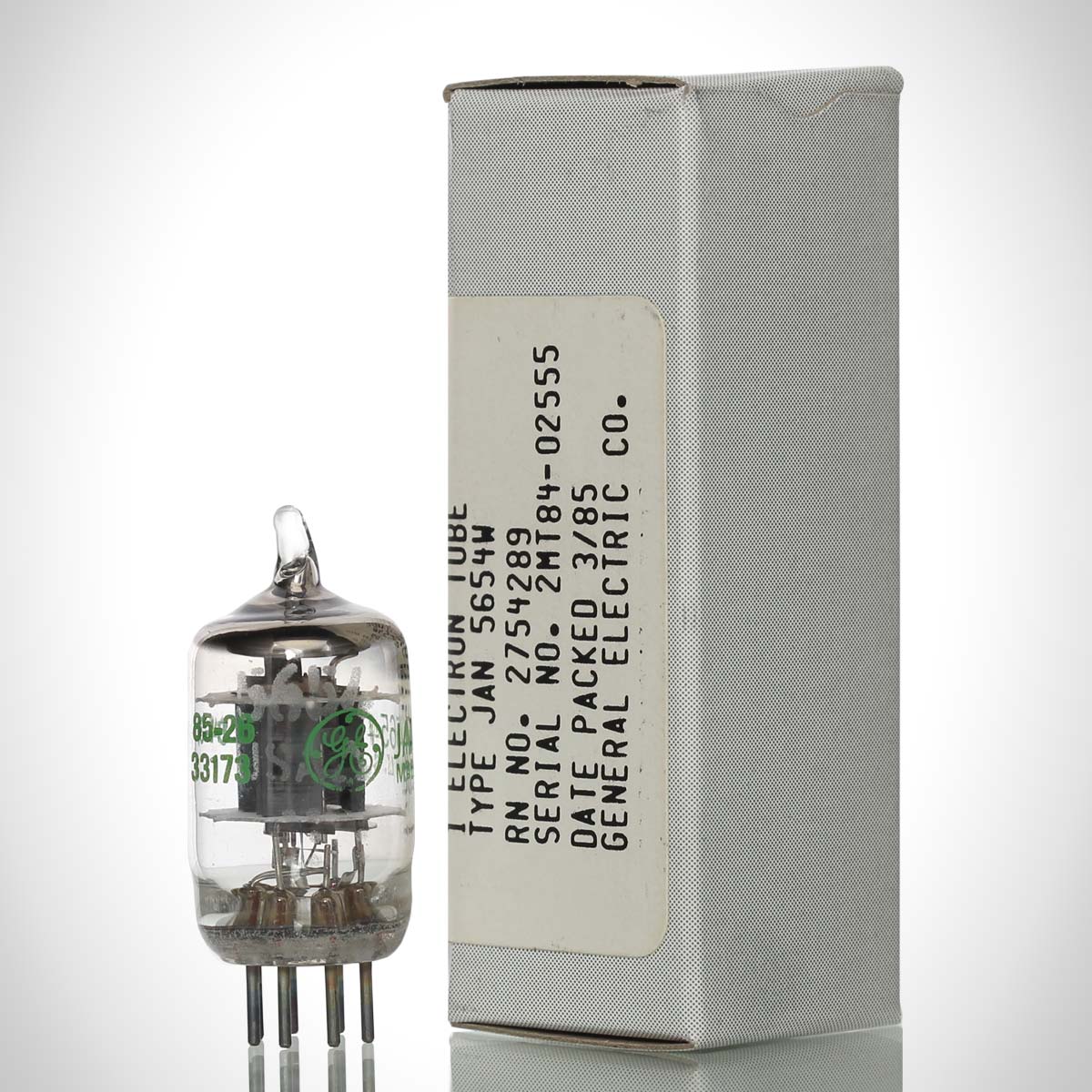 JAN-GE 5654W Vacuum Tubes - www.thetubestore.com