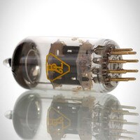 Tube Double Triode Radiotechnique 12AT7WA / ECC81 – Broches Or, Testé, Occasion France
