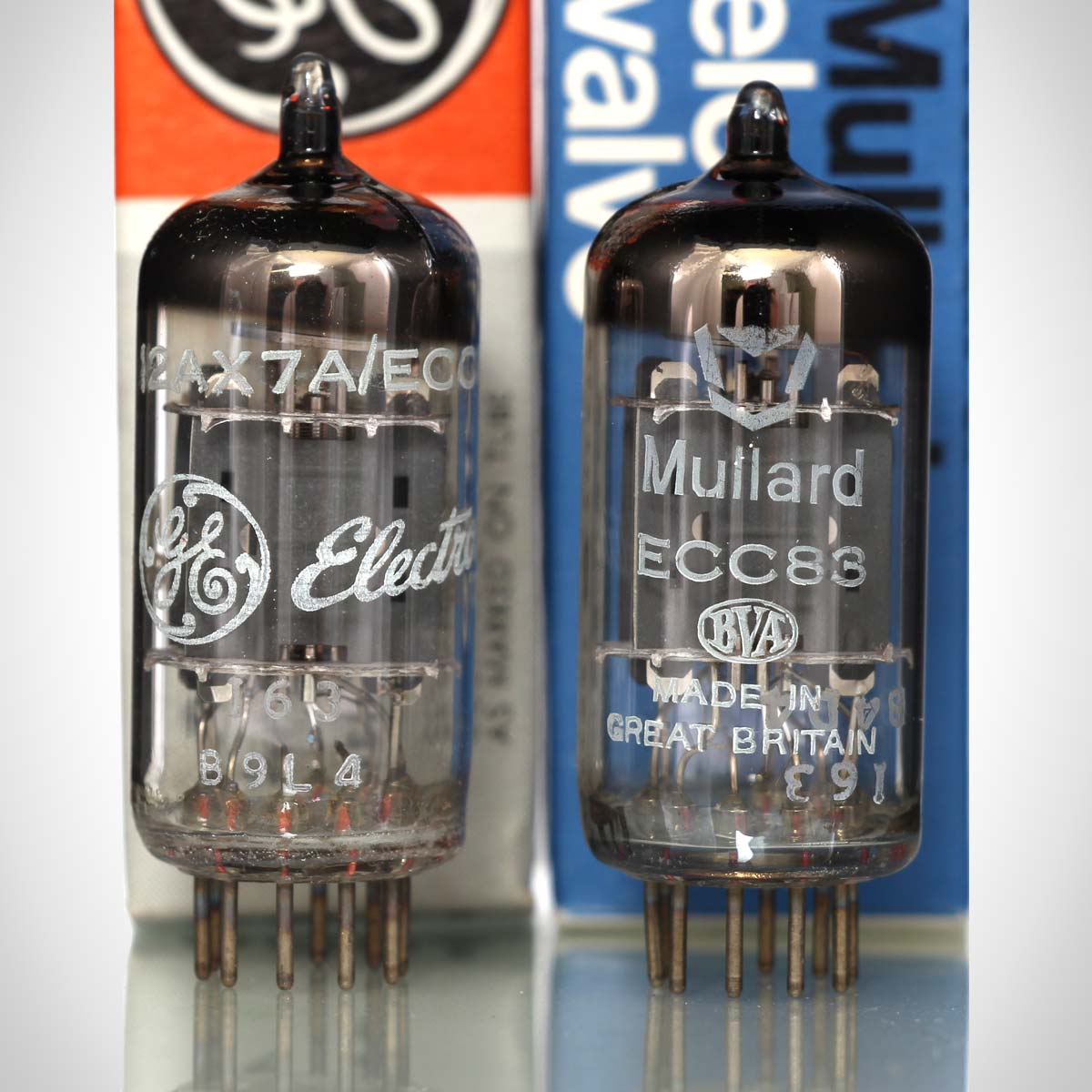 NOS PHILIPS ECC83 12AX7 2本セット NOS Mullard ECC83 / 12AX7 Preamp Vacuum Tube | thetubestore.com