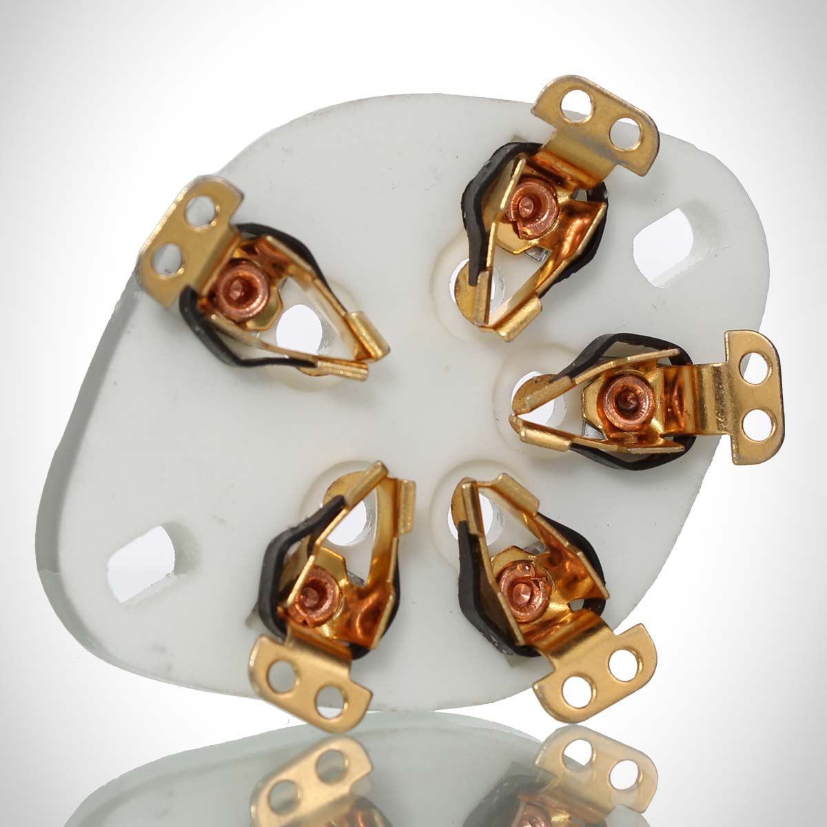 5 Pin Ceramic Socket for 807 - www.thetubestore.com