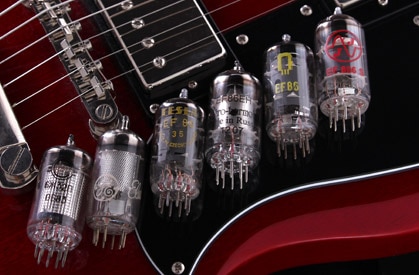 EF86 Tubes on guitar strings